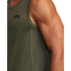RVCA Sport Vent Olive Tank Top 10 RVCA Sport Vent Olive Tank Top -Boxing Supplies Shop V9031RST OLV c 4