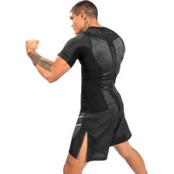 Venum Biomecha Black/Grey Short Sleeve Rash Guard -Boxing Supplies Shop VENUM 04779 109 c 4