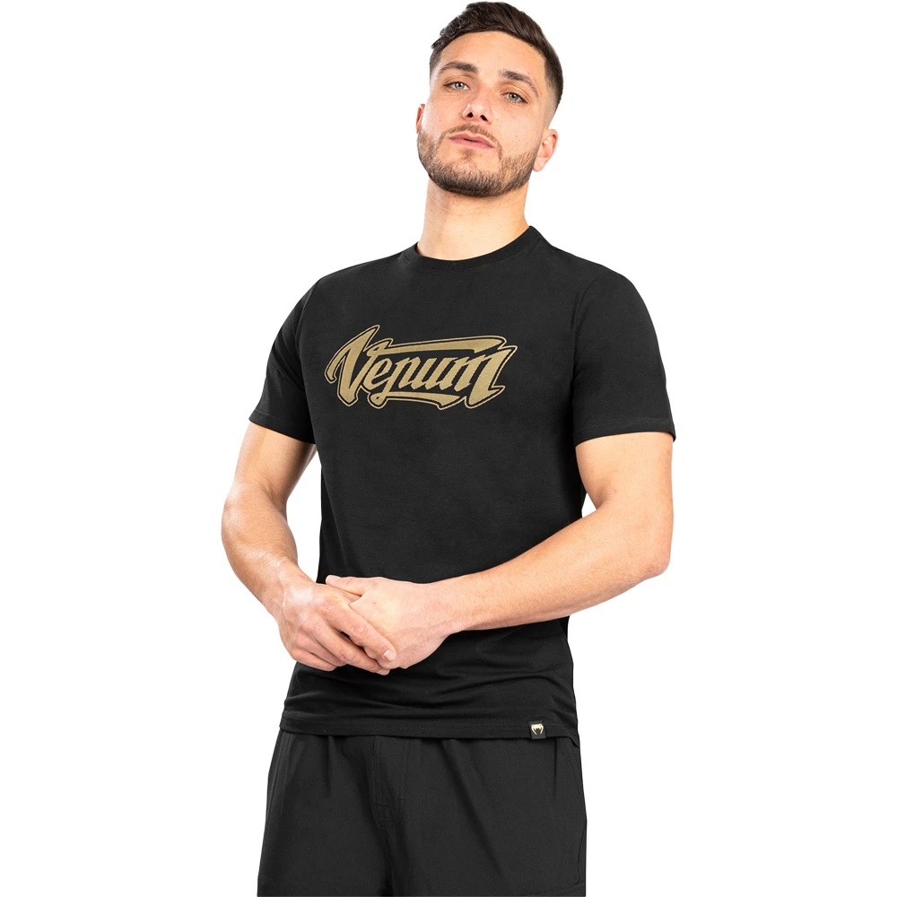 Venum Absolute 2.0 Black/Gold Tee 2 Venum Absolute 2.0 Black/Gold Tee - Image 2