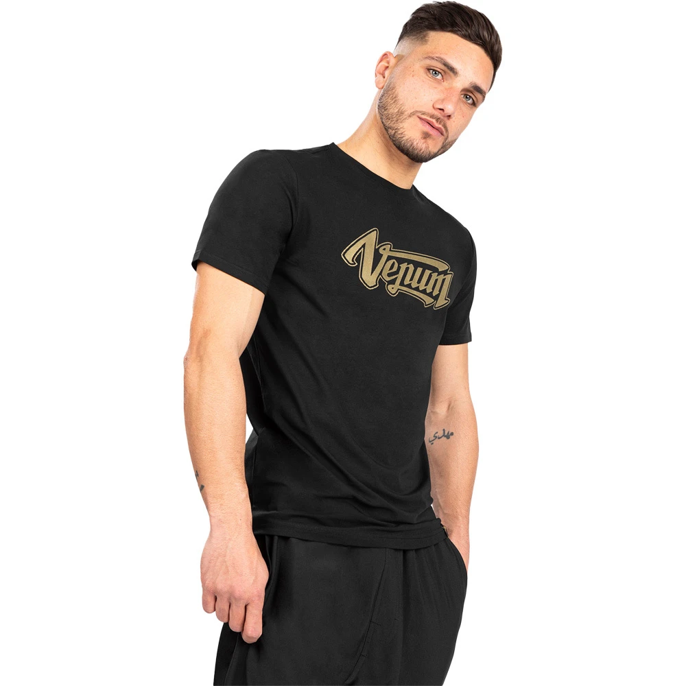 Venum Absolute 2.0 Black/Gold Tee 1 Venum Absolute 2.0 Black/Gold Tee