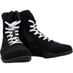 Venum Contender Black/White Boxing Shoes 12 Venum Contender Black/White Boxing Shoes -Boxing Supplies Shop VENUM 04958 108 c 3