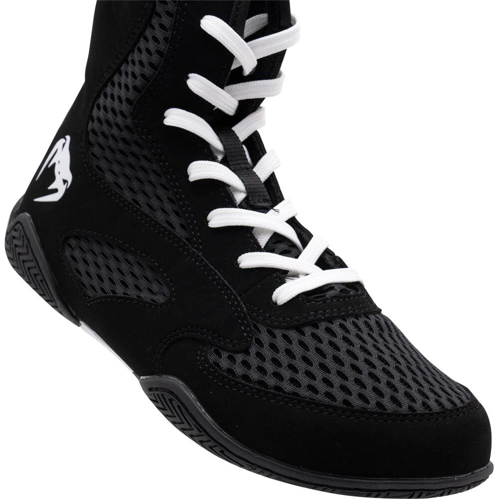 Venum Contender Black/White Boxing Shoes 7 Venum Contender Black/White Boxing Shoes - Image 7
