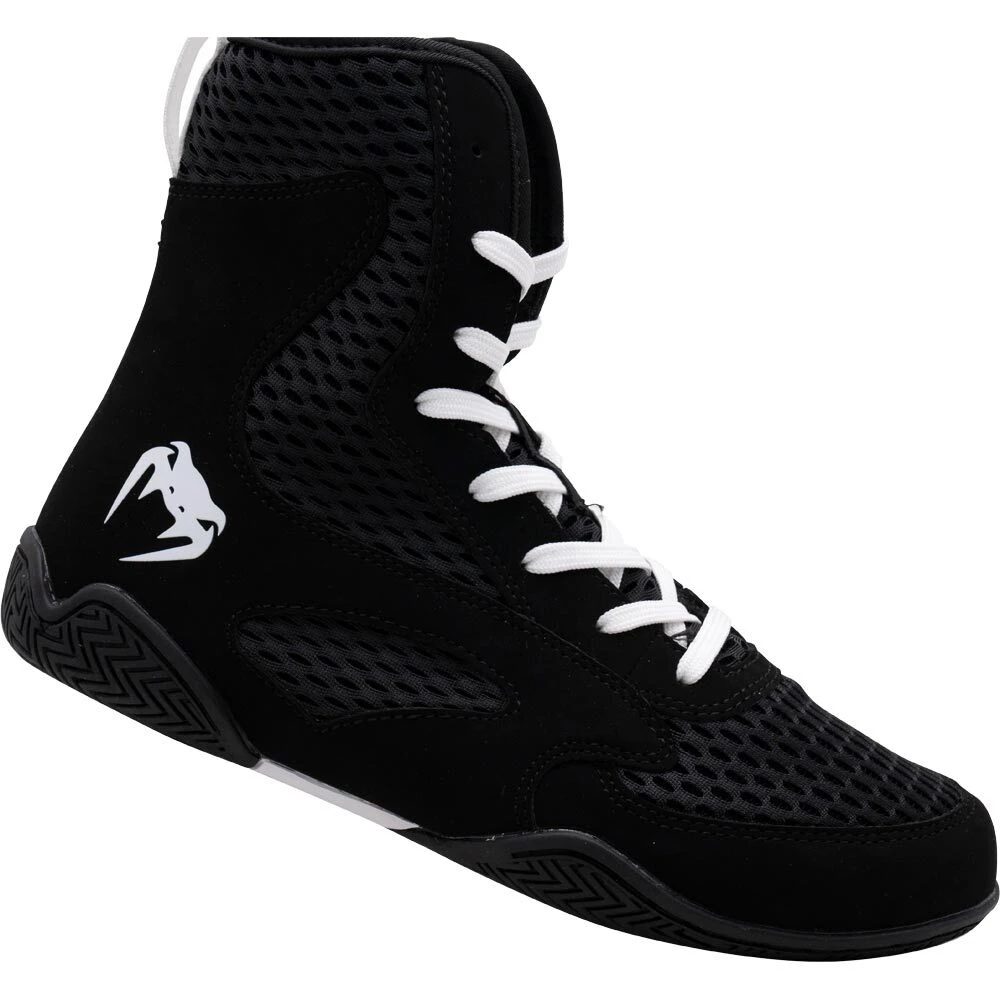 Venum Contender Black/White Boxing Shoes 1 Venum Contender Black/White Boxing Shoes