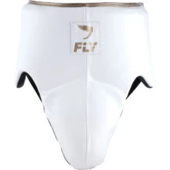 Fly Boxing Wraith White/Matt Gold Groinguard