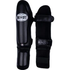 Windy Pro-Line Black Shin Guards