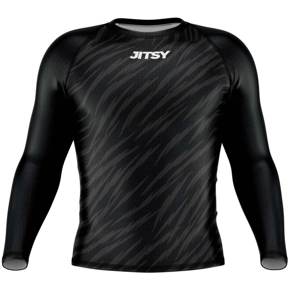 Jitsy Club Zaps Ranked Black Long Sleeve Rash Guard 1 Jitsy Club Zaps Ranked Black Long Sleeve Rash Guard
